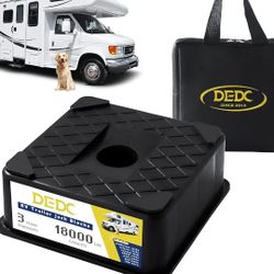 DEDC 1 x Jockey Wheel Trailer Trolley Jack Rubber Pad Trailer Jockey Wheel Caravan Jack Rubber Pad Trolley Jack Stand for Tongue