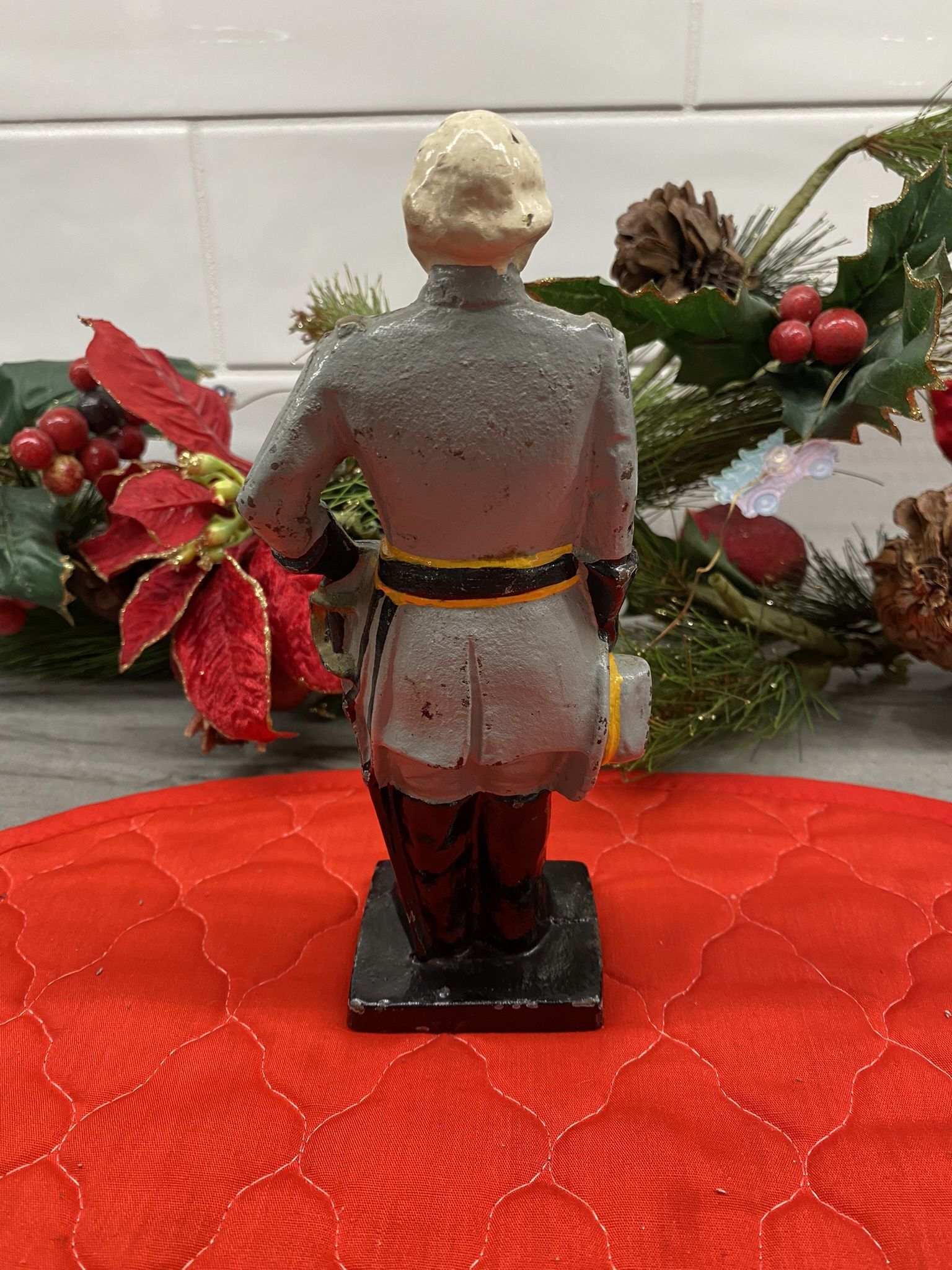 Vintage Cast Iron Robert E Lee Doorstopper/Bookend