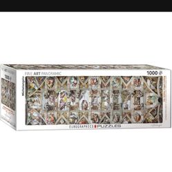 Fine Art Panoramic 1000 Piece Puzzle | Michelangelo