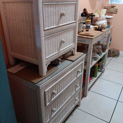 Henry Link night stand and 3 drawer chest drawer.