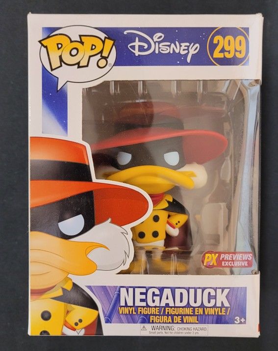 Funko Pop! Disney: Negaduck Vinyl Figure #299 PX Exclusive VAULTED
