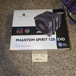 Nzxt C1500 Platinum Power Supply And Phantom Spirit 120 Evo Cpu Fan