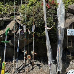 Variety Fishing poles