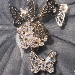 Butterfly Nail Charms 