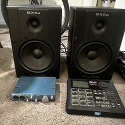 Recording Equipment, Speakers And Interface