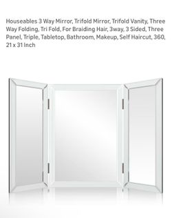 Three Way / Tri-Fold Mirror