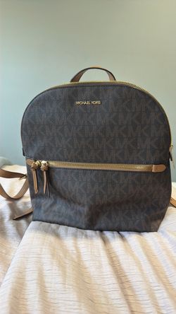 Michael Kors brown backpack