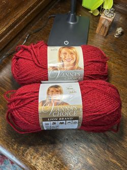 Vanna’s Choice Yarn (2 skeins) Cranberry