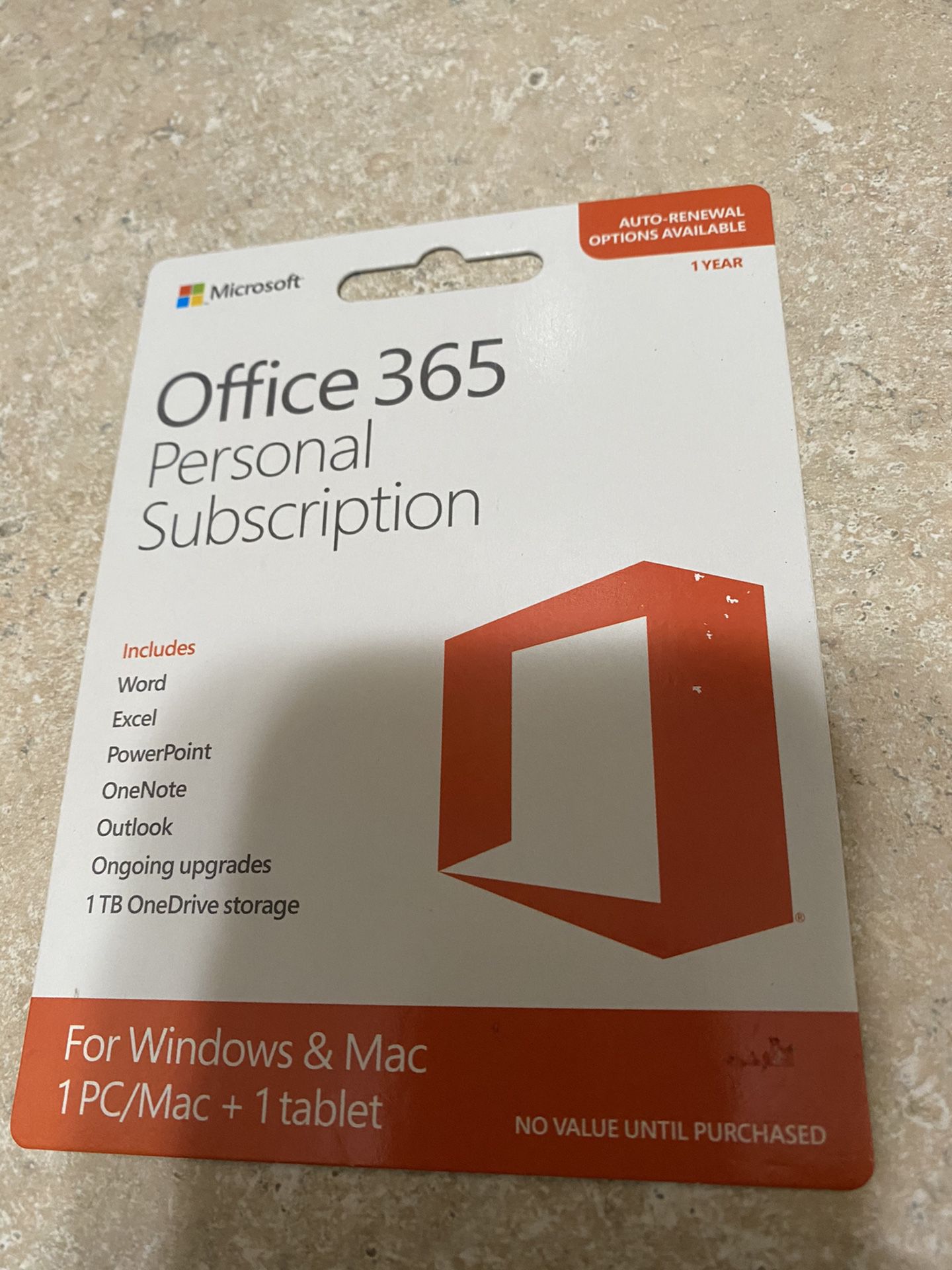 Office 365 Personal Subscription