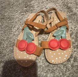 Toddler girl cherry sandals