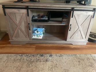 Farm Door TV stand only $20