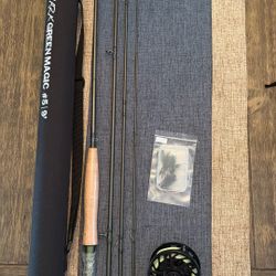 Brand  NEW Z. Mark 6 Wt 9’ Fly Rod, Reel, Line, Leader & 6 Flies