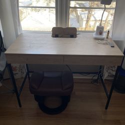 Desk with Power Outlet