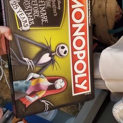 Nightmare Before Christmas Monopoly