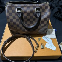 Louis Vuitton Speedy B 25 Damier Ebene