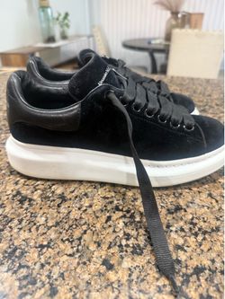 Alexander McQueen black suede