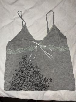 Womens grey tank top 