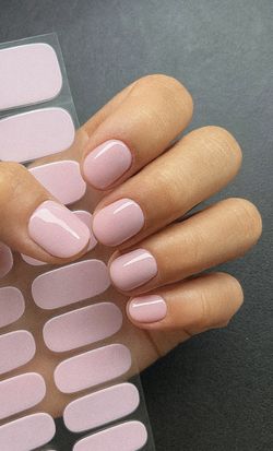 Semi Cured Gel Nail Stickers - Uv Lamp Required