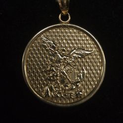 14k Gold Coin Pendant
