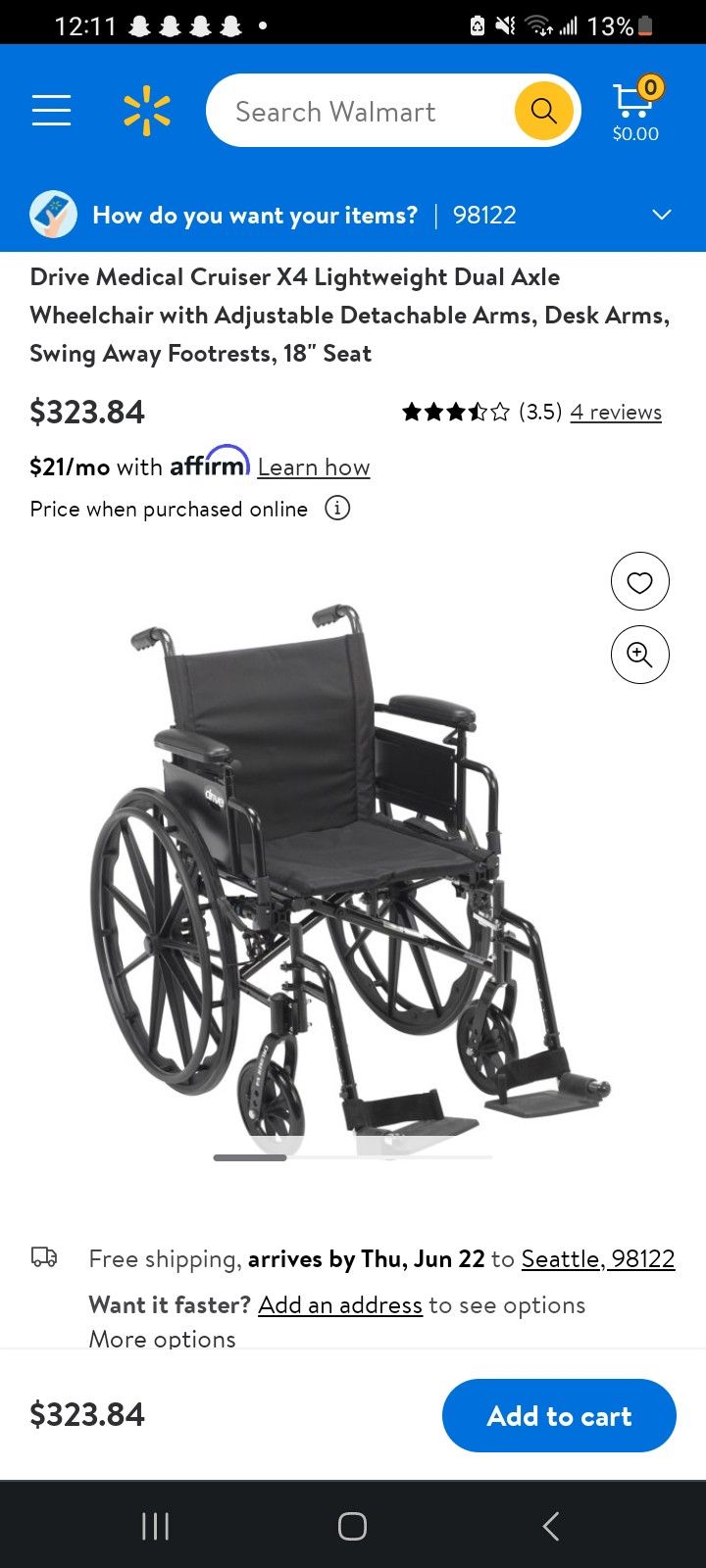 *"*"* Drive Wheelchair *"*"*