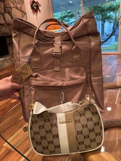 Bebe Handbag & Bearpaw Backpack (Brand New)