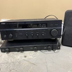 Yamaha Receiver With 5 Boston Speakers (wired)