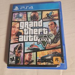 GRAND THEFT AUTO V FIVE USED AND MISSING PAPER INSERT FOR PS4 IN GREAT CONDITION ONLY $20.00