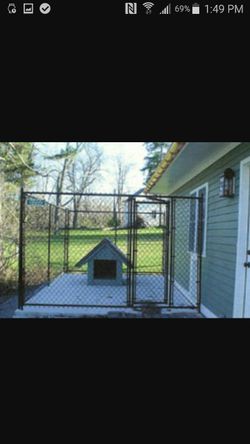 Dog kennels,chain link- 10x10,custom sizes also available.