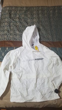White DKNY Active Windbreakers new