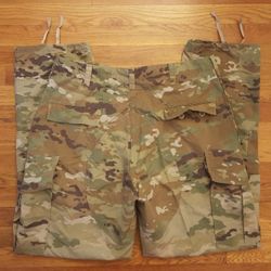US Military Issue Army Combat USAF ACU BDU OCP Multi-Cam Camo Trousers Pants Large Long LL
