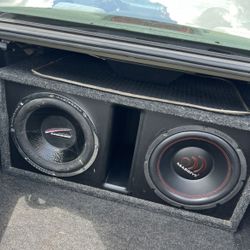 Subwoofers And amp amplifier 