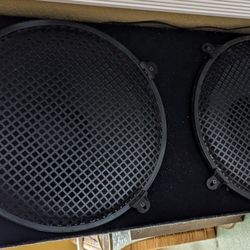 TWO 15" ADJ VINTAGE SUBWOOFERS, AMERICAN DJS, COME IN SPEAKER ENCLOSURE AS SHOWN FRESHLY RECONED