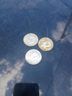 1967 half dollar Liberty coins, for the 3