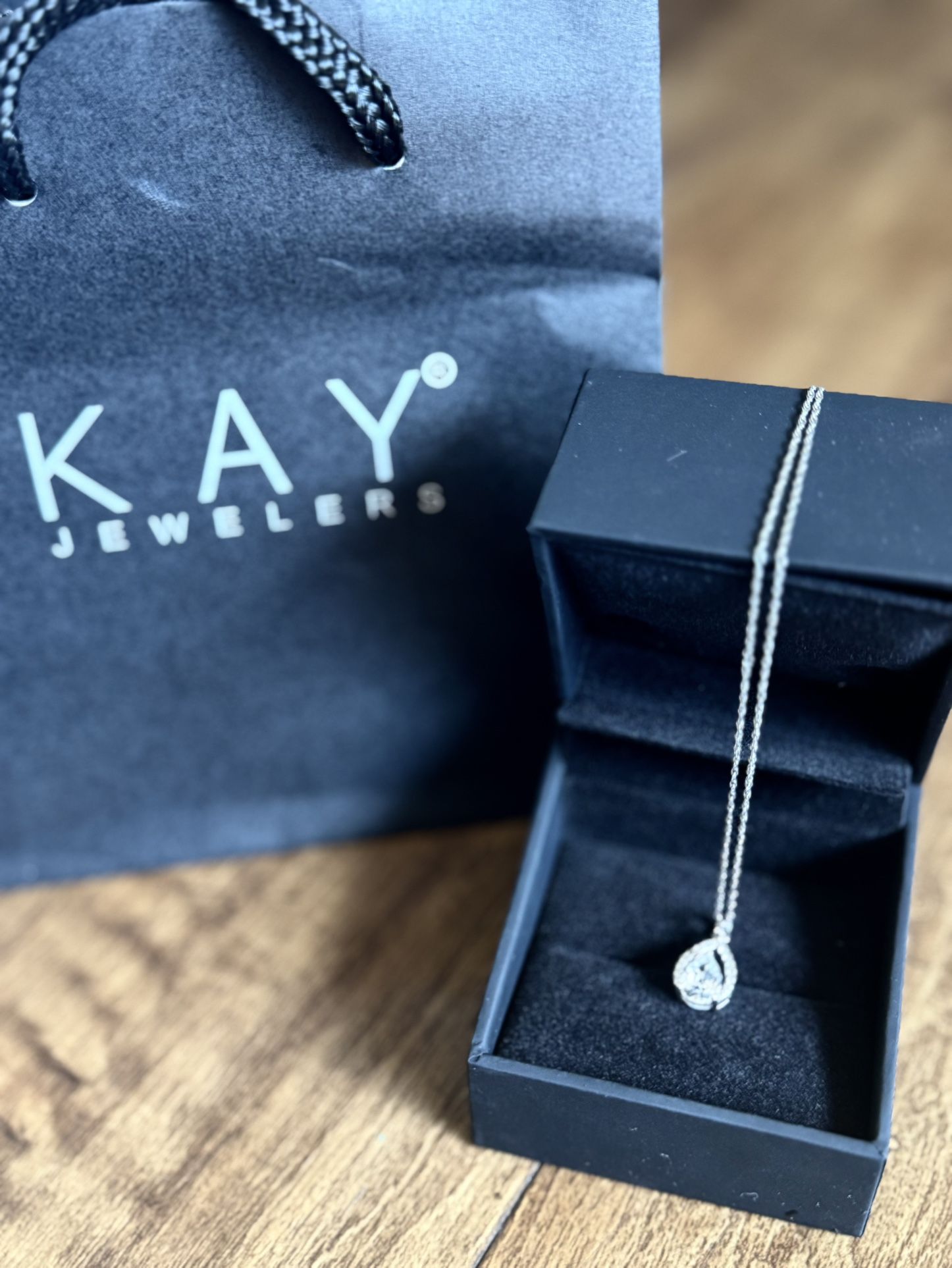 Diamond Necklace With Gift Bag
