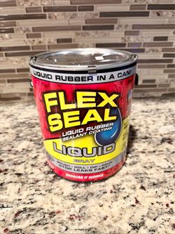 Flex Seal Liquid Rubber Sealant Coating - 1 Gallon Grey