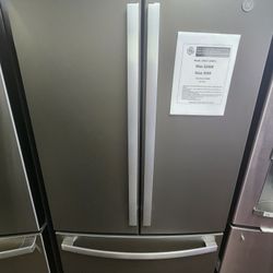 27 cu.ft French Door Refrigerator in Slate with Internal Dispenser Fingerprint Resistant, ENERGY STAR