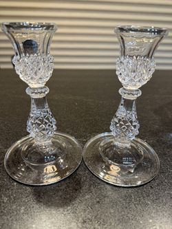 Crystal Candlestick Holders