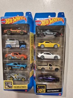 2 Hot Wheels- HW Circle & Nightburnerz 