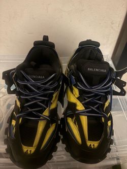 Balenciaga tracks blue and yellow