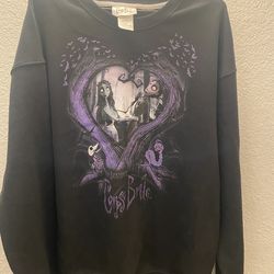 Tim Burton’s the Corpse Bride Sweater size S