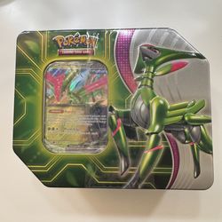 Pokemon TCG Paradox Clash Collectors Tin Iron Leaves ex Sealed