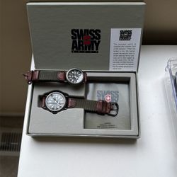 Pair Of Swiss Army Watches 