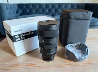 Sigma 28-45mm f/1.8 Zoom Lens - Sony Full Frame EF FE Mount - DG DN Art