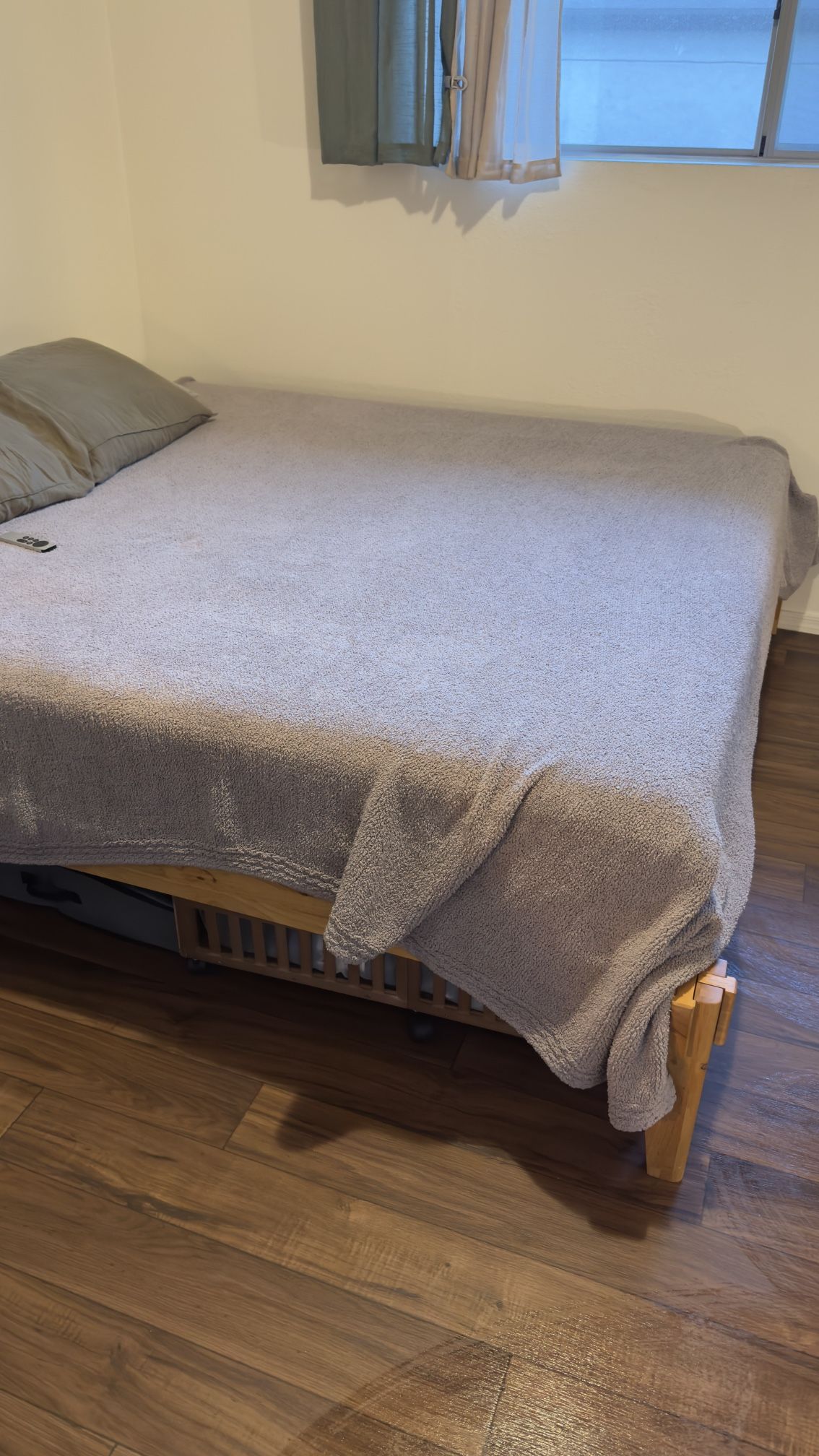 King Bed Frame - Solid Wood Platform