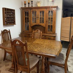 Wooden China Cabinet