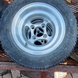 ITP 10x7 Golf Cart Rims And Tires 