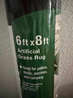 Grama artificial6 ft. x 8, Artificial Grass Rug.