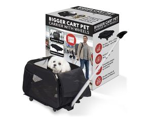 New Large Rolling Pet Carrier with Wheels