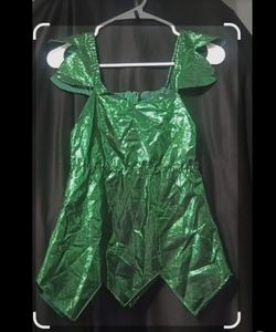 Green Metallic Fairy Costume Dress Size S