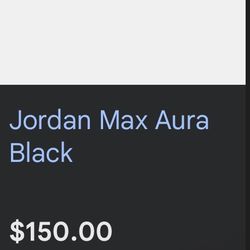 Air Jordan Max Aura Black 